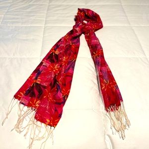 Lilly Pulitzer Murfee Scarf 82”x28” Floral Print